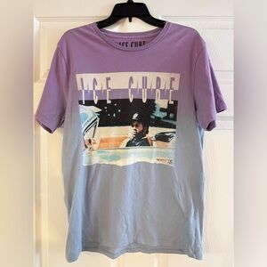 Ice Cube Rolling in His 64 Tshirt. Size: L. Purple and blue ombre. ￼